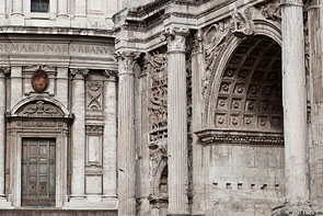 A Church and a Roman Arch